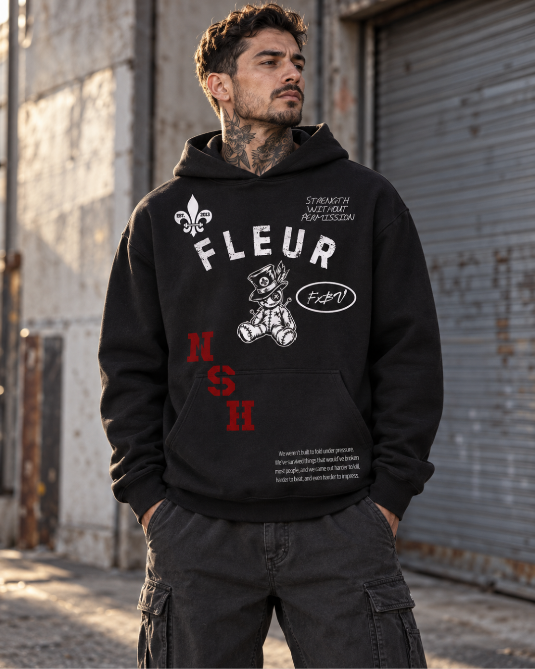 FLEUR x Barbell VooDoo Mainstreet Hoodie