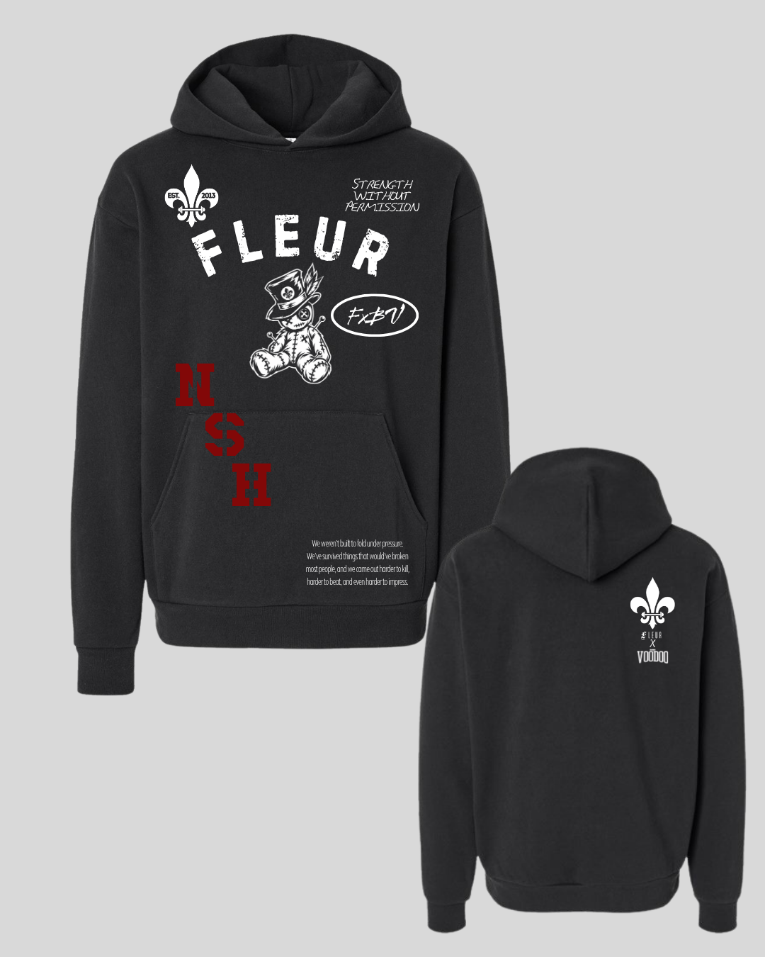 FLEUR x Barbell VooDoo Mainstreet Hoodie