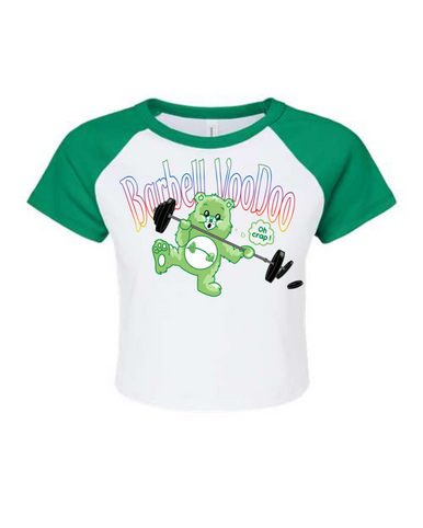 Swear Bears- Ladies Raglan Crop