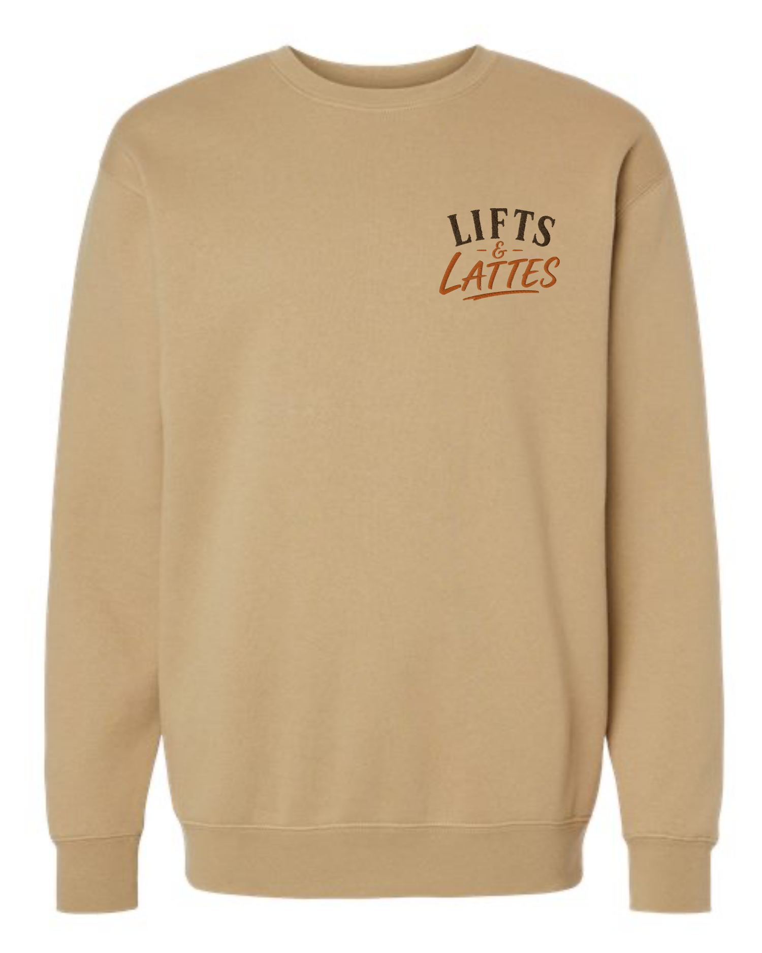 Lifts and Lattes - Crewneck Sweatshirt