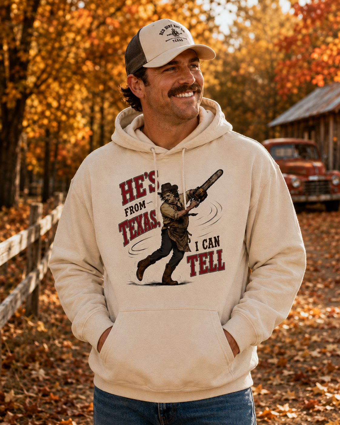 He's from Texas - Hoodie