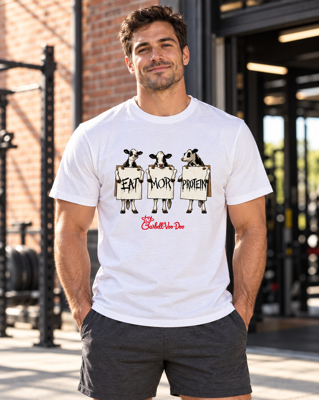 Eat MOR Protein- Tee