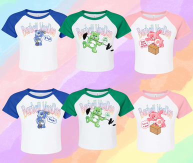 Swear Bears- Ladies Raglan Crop