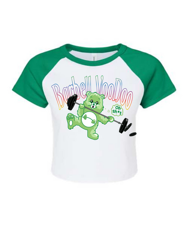Swear Bears- Ladies Raglan Crop