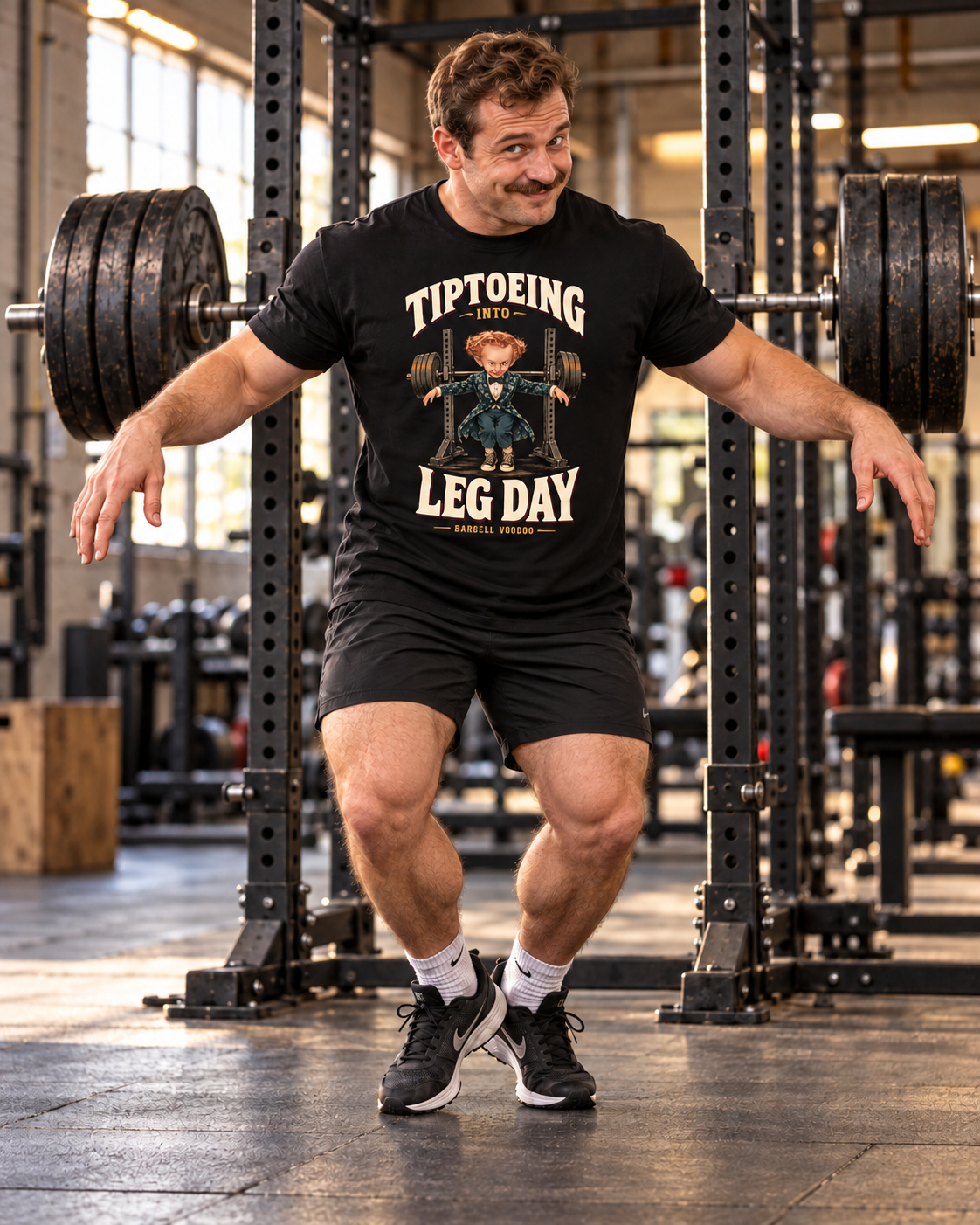 Tiptoeing into Leg Day - Tee
