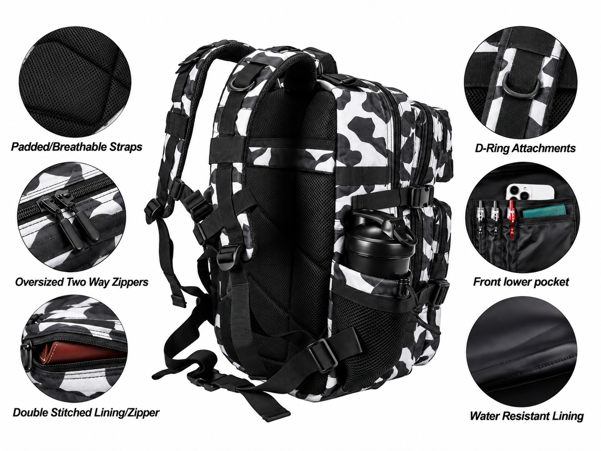 Cow Print - Tactical Backpack