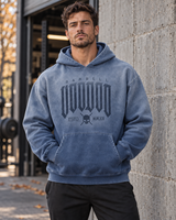 Old English Distressed Hoodie