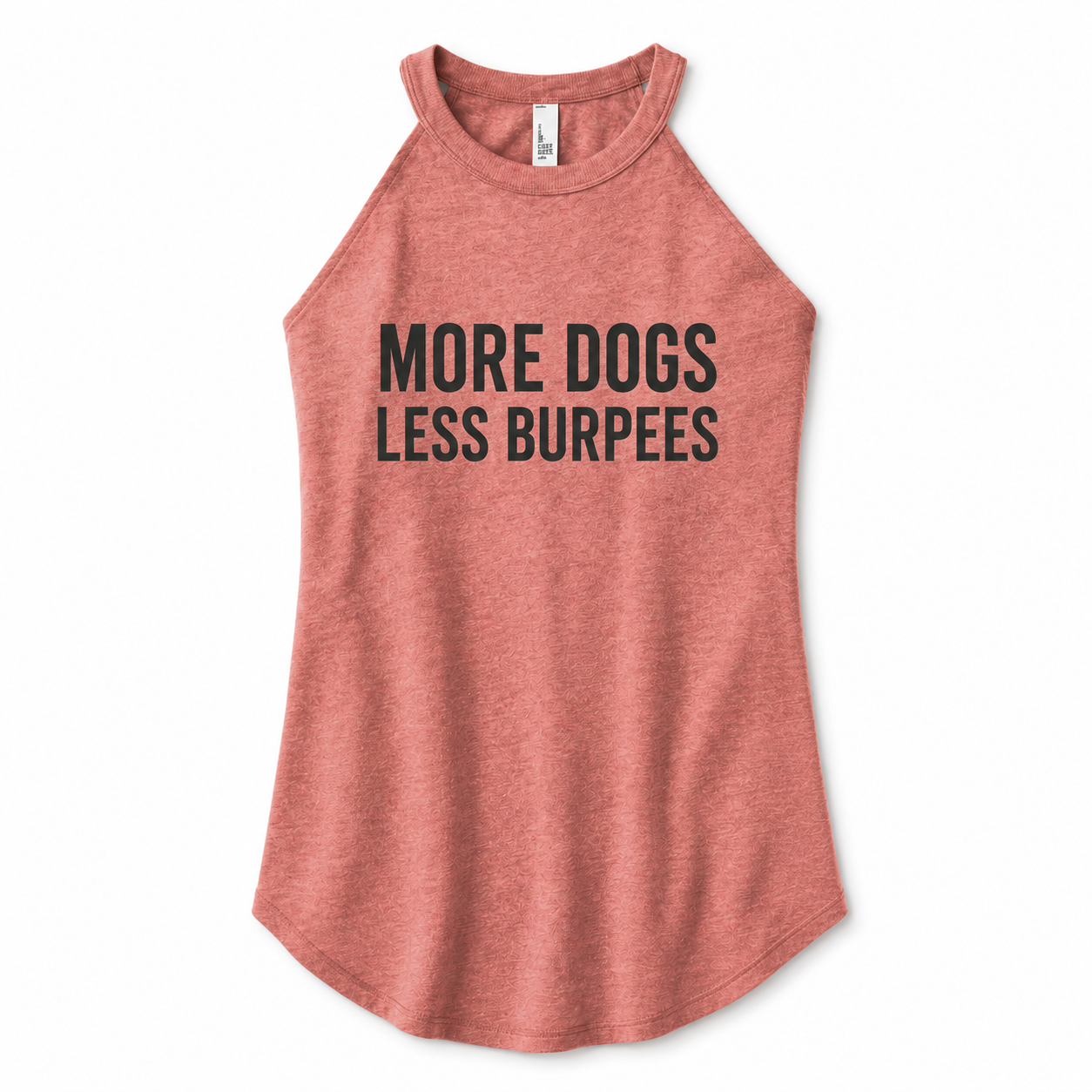 More Dogs, Less Burpees - Rocker Tank